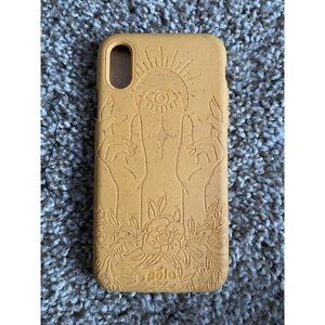 iPhone XS Yellow Pela Biodegradable Case